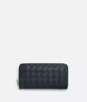 Кошелек с застежкой-молнией Intrecciato Bottega Veneta
