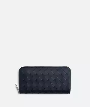 Кошелек с застежкой-молнией Intrecciato Bottega Veneta
