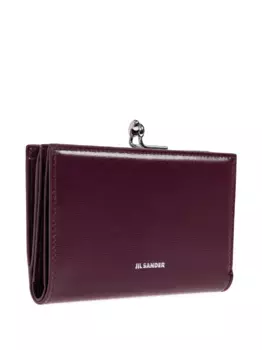 Кошелек с застежкой-защелкой JIL SANDER, фиолетовый
