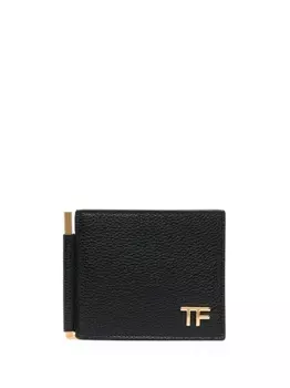 Кошелек с зажимом для банкнот TOM FORD, черный