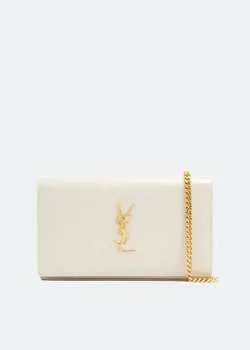 Кошелек SAINT LAURENT Classic chain wallet, белый