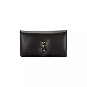 Кошелек Saint Laurent Large Bi-Fold Wallet, цвет Noir