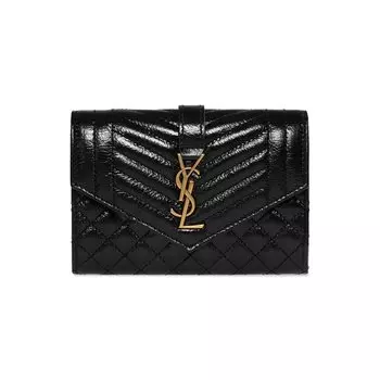 Кошелек Saint Laurent Small Envelope Wallet, цвет Noir