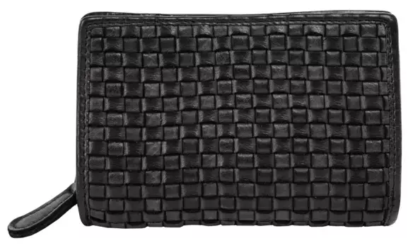 Кошелек Samantha Look, натуральная кожа, черный