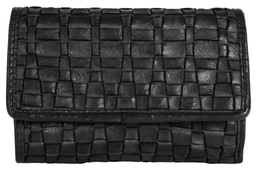 Кошелек Samantha Look, натуральная кожа, черный