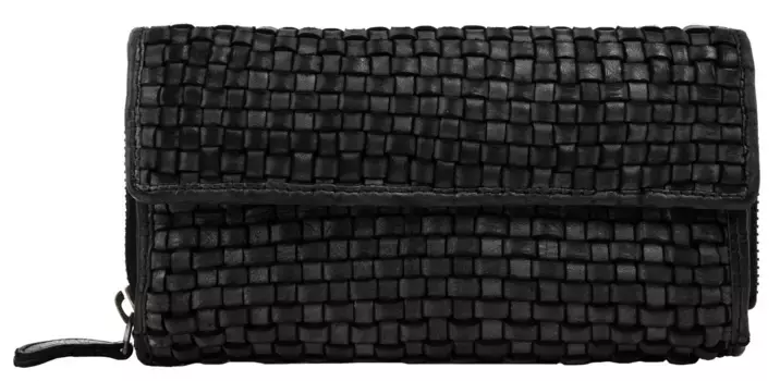 Кошелек Samantha Look, натуральная кожа, черный