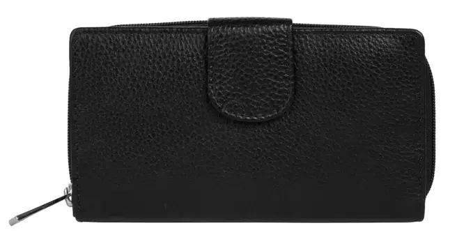 Кошелек Samantha Look, натуральная кожа, черный