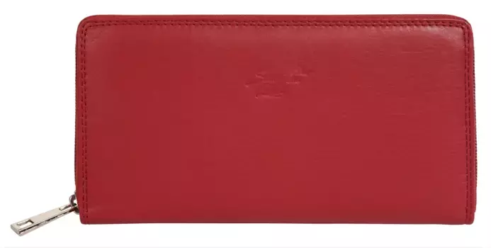 Кошелек Samantha Look, натуральная кожа, красный