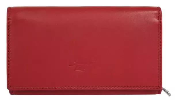 Кошелек Samantha Look, натуральная кожа, красный