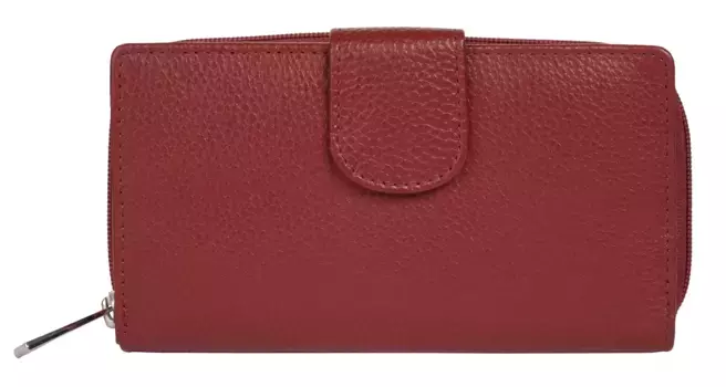 Кошелек Samantha Look, натуральная кожа, красный
