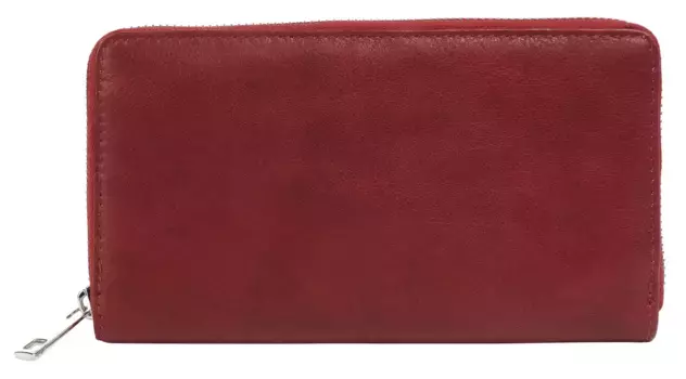 Кошелек Samantha Look, натуральная кожа, производство Италия, красный