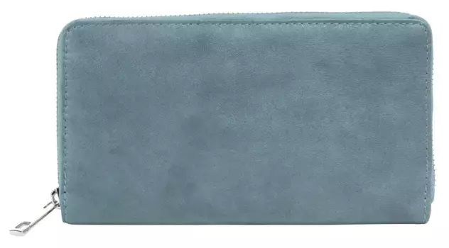 Кошелек Samantha Look, натуральная кожа, производство Италия, голубой