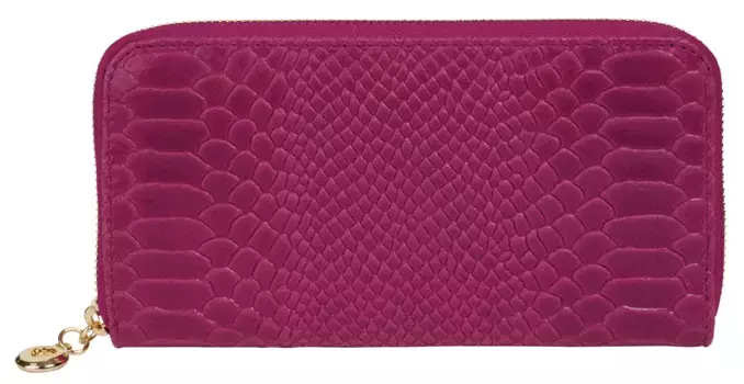 Кошелек Samantha Look, натуральная кожа, производство Италия, розовый