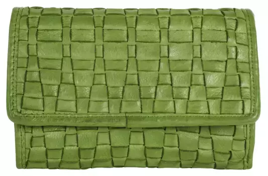 Кошелек Samantha Look, натуральная кожа, зеленый