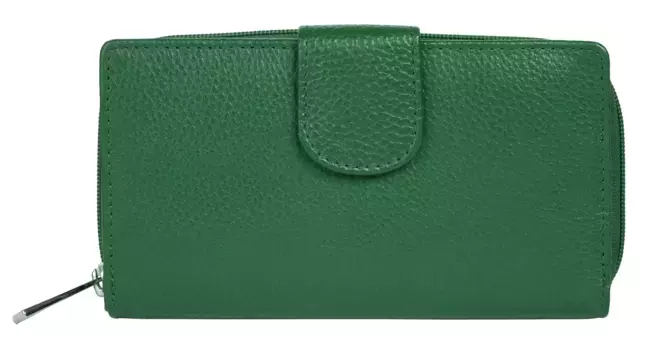 Кошелек Samantha Look, натуральная кожа, зеленый