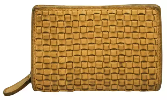 Кошелек Samantha Look, натуральная кожа, желтый
