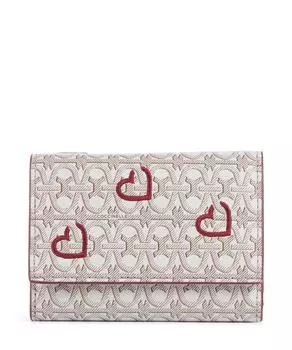 Кошелек San Valentino металлик, канва Coccinelle, мультиколор