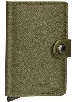 Кошелек Secrid Geldbrse Miniwallet Crisple, цвет Kelp