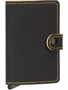 Кошелек Secrid Geldbrse Miniwallet Matte, цвет Black-Ochre