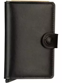 Кошелек Secrid Geldbrse Miniwallet Mirum Plant-Based, черный