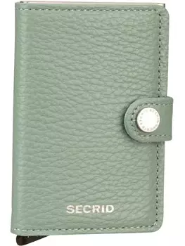 Кошелек Secrid Geldbrse Miniwallet Pebble, цвет Sea Green