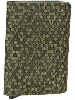 Кошелек Secrid Geldbrse Slimwallet Hexagon, зеленый