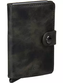 Кошелек Secrid Mini Vintage, оливковый черный