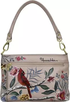 Кошелек Shoulder Organizer 684 Anuschka, цвет Cardinal Family