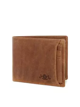 Кошелек SID & VAIN Leder echt Leder Geldbeutel gro hell cognac, коричневый