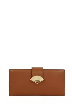 Кошелек SIGNATURE FAN CONTINENTAL KARL LAGERFELD, цвет brown