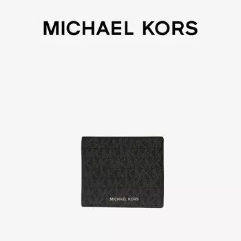 Кошелек складной для монет Michael Kors Greyson, черный