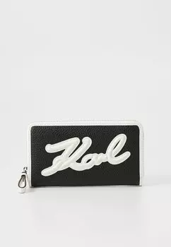Кошелек SKUARE WALLET KARL LAGERFELD, серый