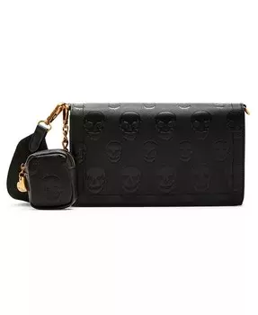 Кошелек Skull Boss на цепочке Betsey Johnson, черный