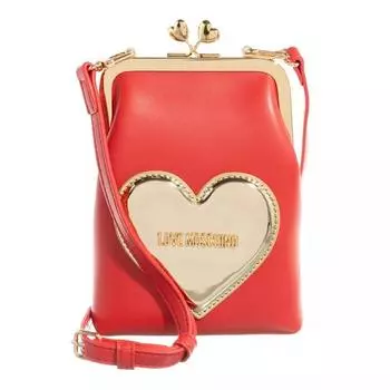Кошелек slg golden heart fantasy color Love Moschino, красный
