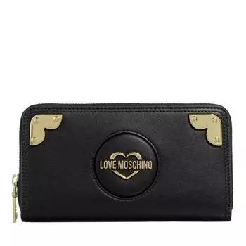 Кошелек slg heart corner Love Moschino, черный