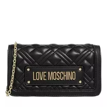 Кошелек slg quilted Love Moschino, черный