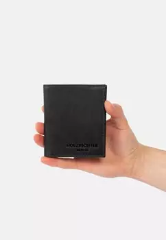 Кошелек SLIM Holzrichter Berlin, цвет schwarz anthrazit