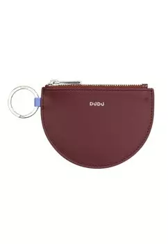 Кошелек SLIM MINIMALIST IN TWO-COLOUR DUDU, бургундия