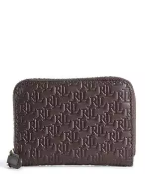 Кошелек SM из яловой кожи с тиснением Lauren Ralph Lauren, коричневый