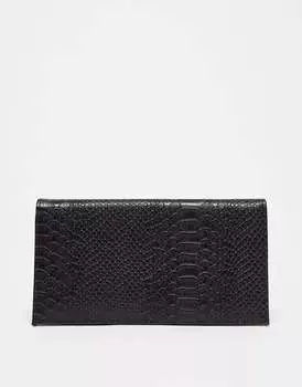 Кошелек со змеиным эффектом ASOS
