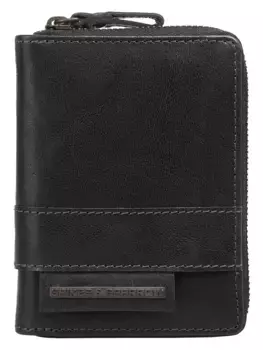 Кошелек Spikes & Sparrow "RFID", натуральная кожа, черный