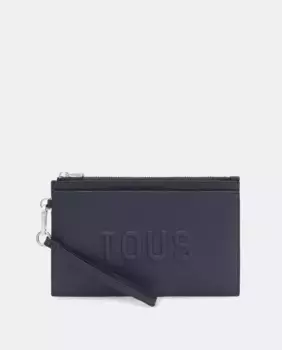 Кошелек среднего размера для мобильного телефона с темно-синей подвесной ручкой из коллекции Tous Brenda