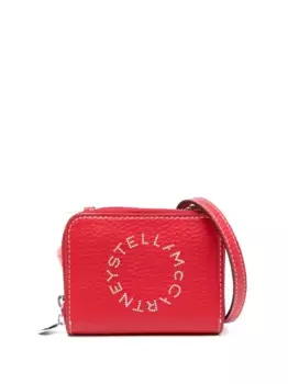 Кошелек Stella Logo на молнии STELLA MCCARTNEY, красный
