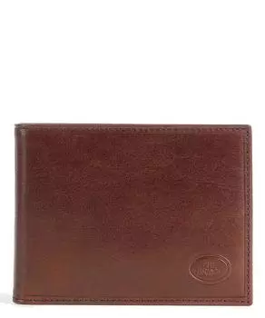 Кошелек Story Uomo из мелкозернистой кожи The Bridge, коричневый