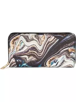 Кошелек styleBREAKER, цвет dunkelblau/wei/hellblau