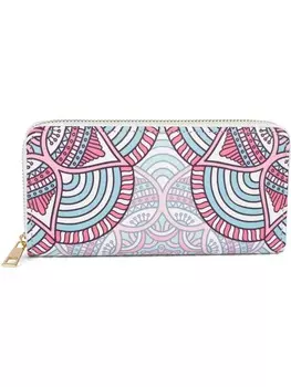 Кошелек styleBREAKER, цвет rosa/hellblau/wei