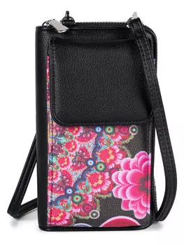 Кошелек styleBREAKER, цвет schwarz/rot/pink