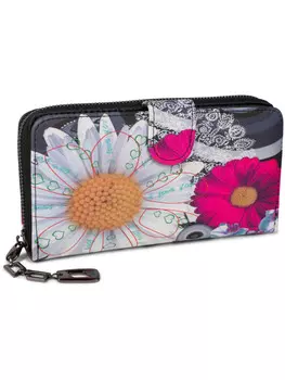 Кошелек styleBREAKER, цвет schwarz/wei/pink