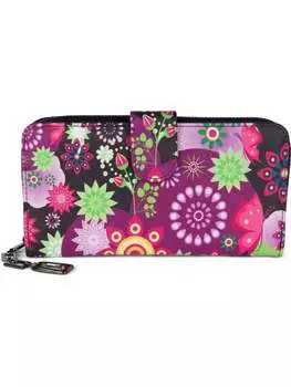 Кошелек styleBREAKER, цвет violett/pink/grn/schwarz