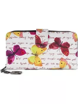 Кошелек styleBREAKER, цвет wei/violett/gelb